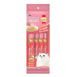 3 FOR $12: Smartheart Salmon Creamy Cat Treats 15gx4