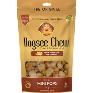 30% OFF: Dogsee Chew Mini Pops Himalayan Cheese Turmeric Grain-Free Dog Treats 70g