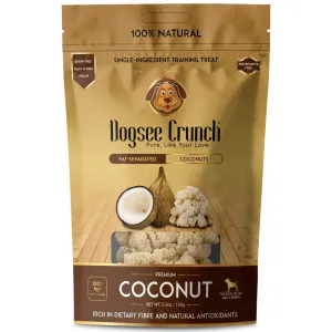 4 FOR $11 (Exp Feb25): Dogsee Crunch Coconut Grain-Free Dog Treats 50g