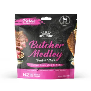 Absolute Holistic Air Dried Dog Treats Butcher Medley 100g