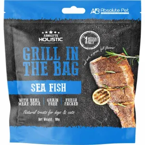 Absolute Holistic Grill In The Bag Sea Fish Grain-Free Treats For Cats & Dogs