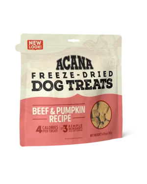 Acana Singles Beef & Pumpkin Freeze-Dried Dog Treats 3.25oz