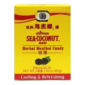 AFRICAN SEA-COCONUT Herbal Menthol Candy 非洲海底椰 薄荷喉糖 40G