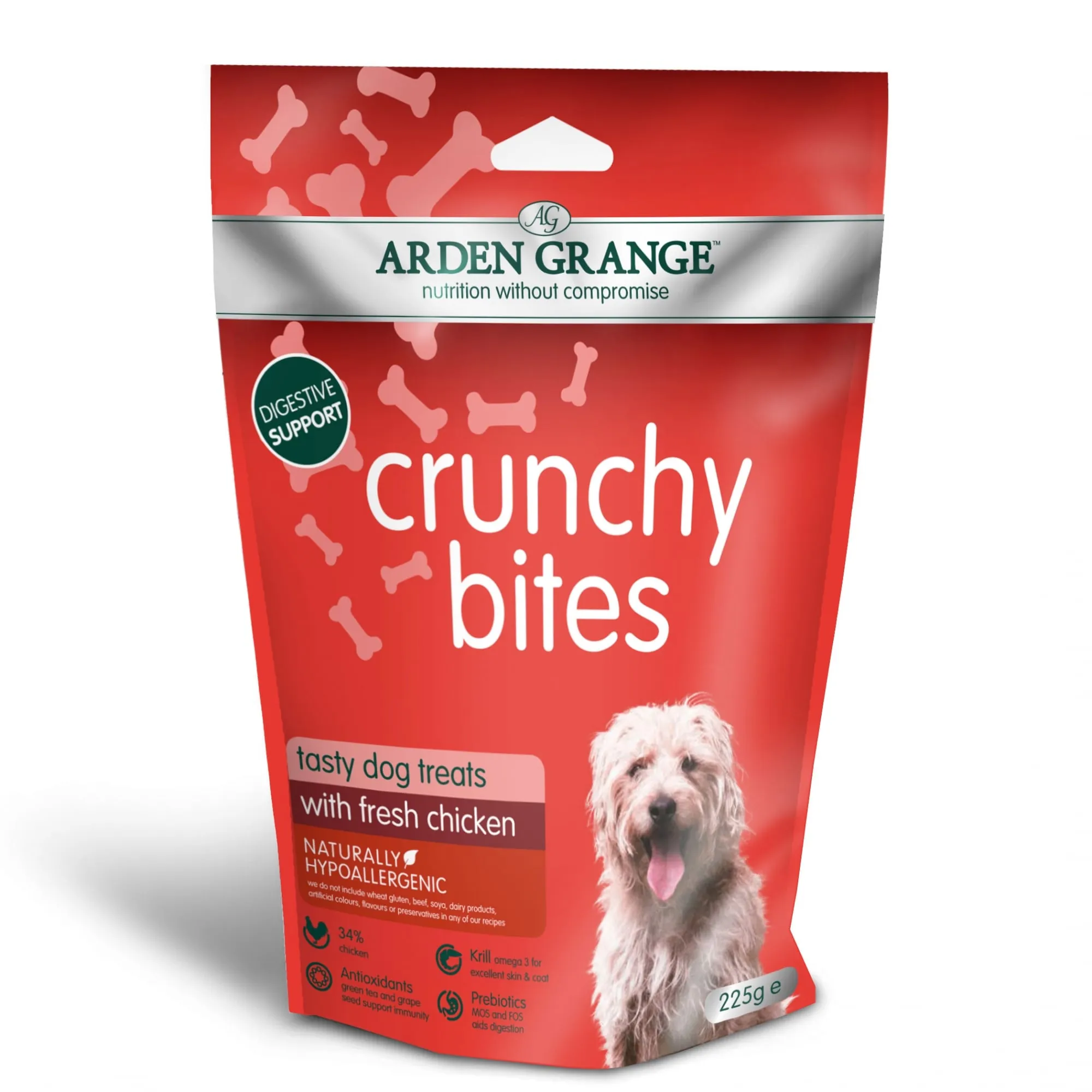 Arden Grange Crunchy Bites Dog Treats with Chicken