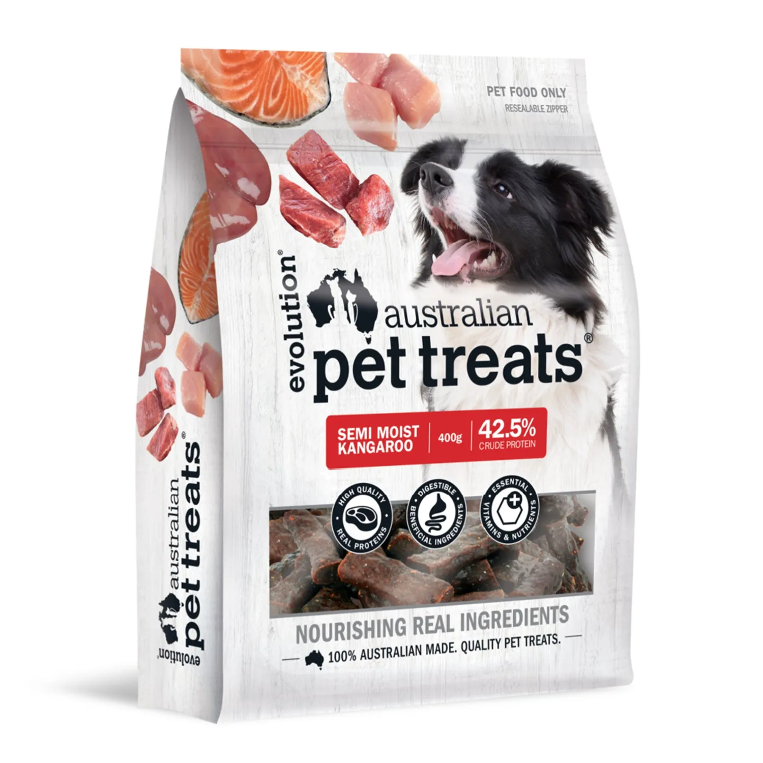 Australian Pet Treats Semi Moist Kangaroo Jerky Dog Treats