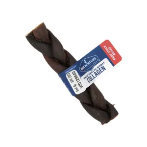 Barkworthies Collagen Braided Beef Stick Dog Chew