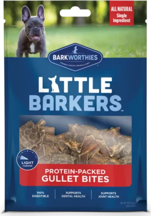 Barkworthies Little Barkers Gullet Bites Dog Treats (5 oz)