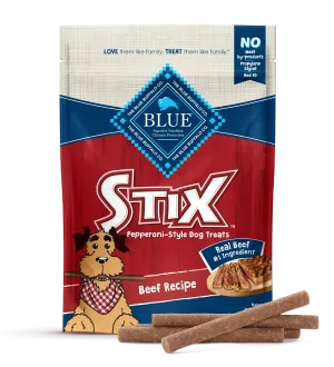 Blue Buffalo BLUE™ Stix Beef Recipe Natural Soft-Moist Dog Treats (5 oz)