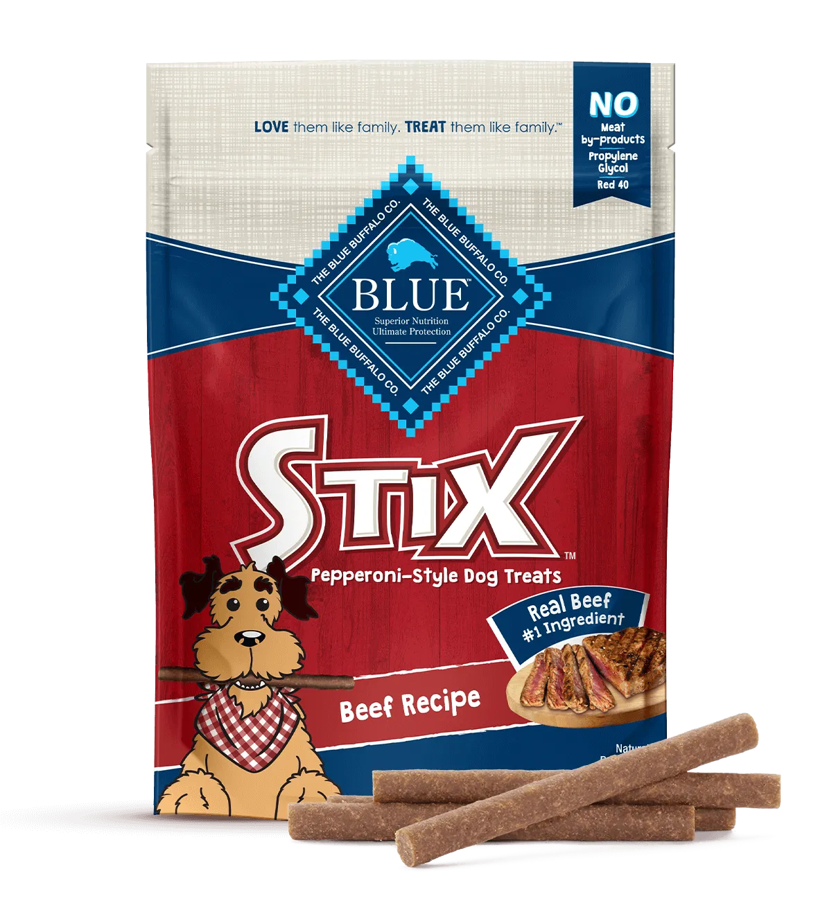 Blue Buffalo BLUE™ Stix Beef Recipe Natural Soft-Moist Dog Treats (5 oz)