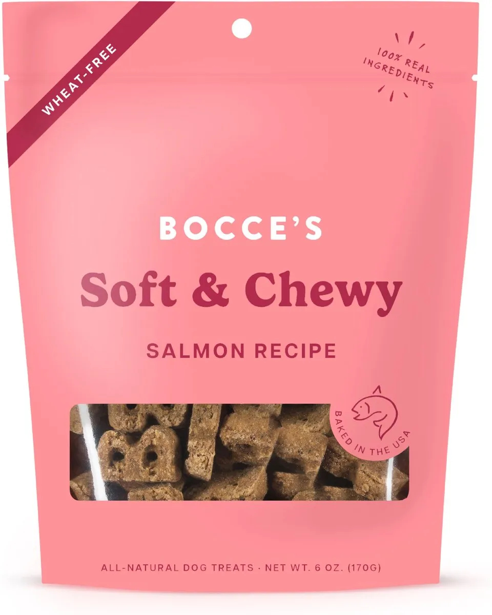 Bocce's Soft & Chewy Salmon Recipe Dog Treats