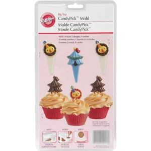 Candy Pick Mold Big Top 8 Cavity (2 Designs)