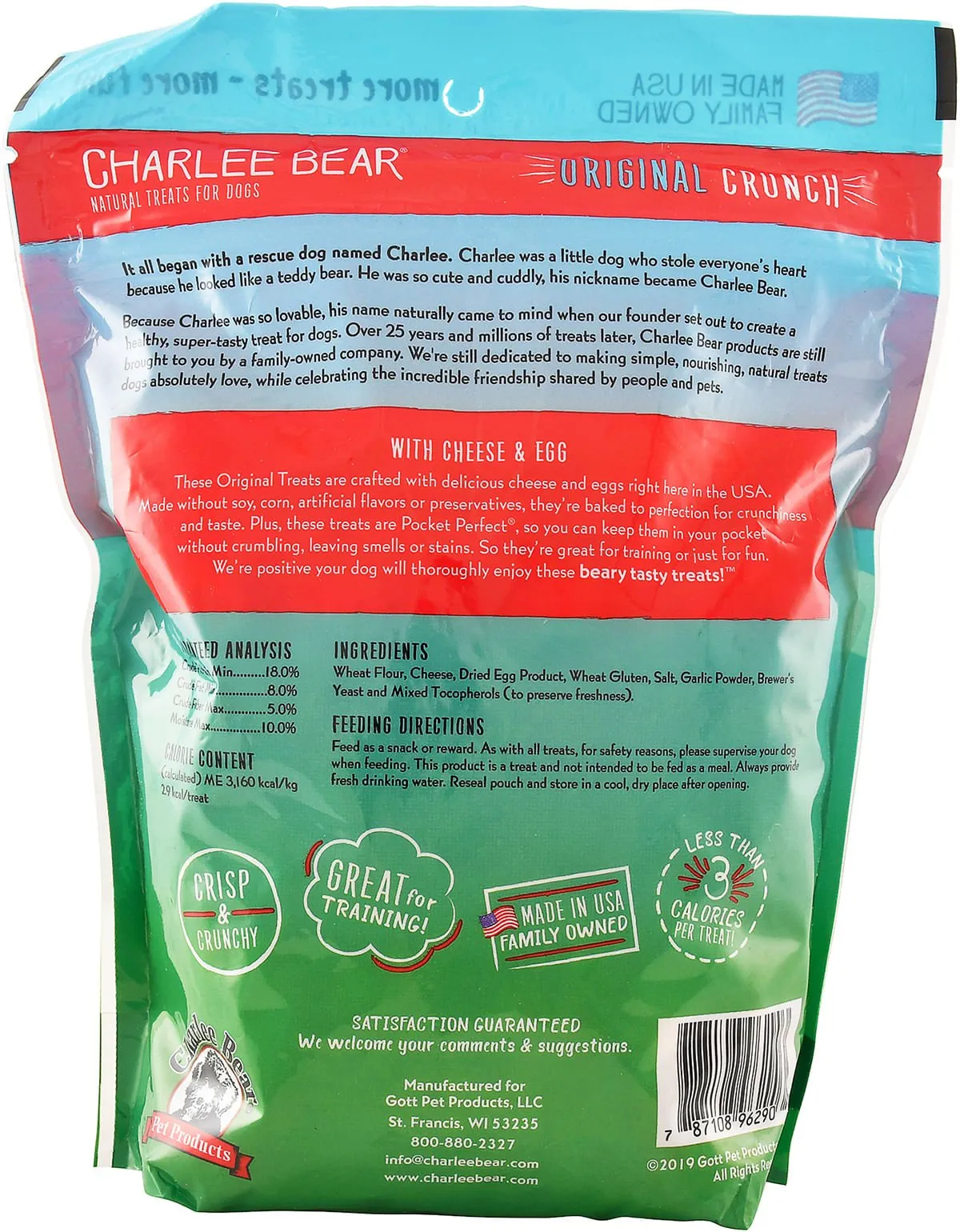 Charlee Bear Dog Treats, 16 oz