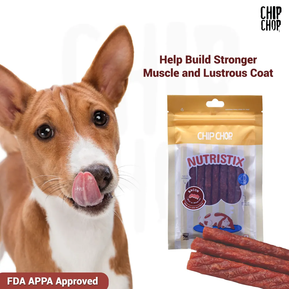 Chip Chops Bacon Nutristix Dog Treats