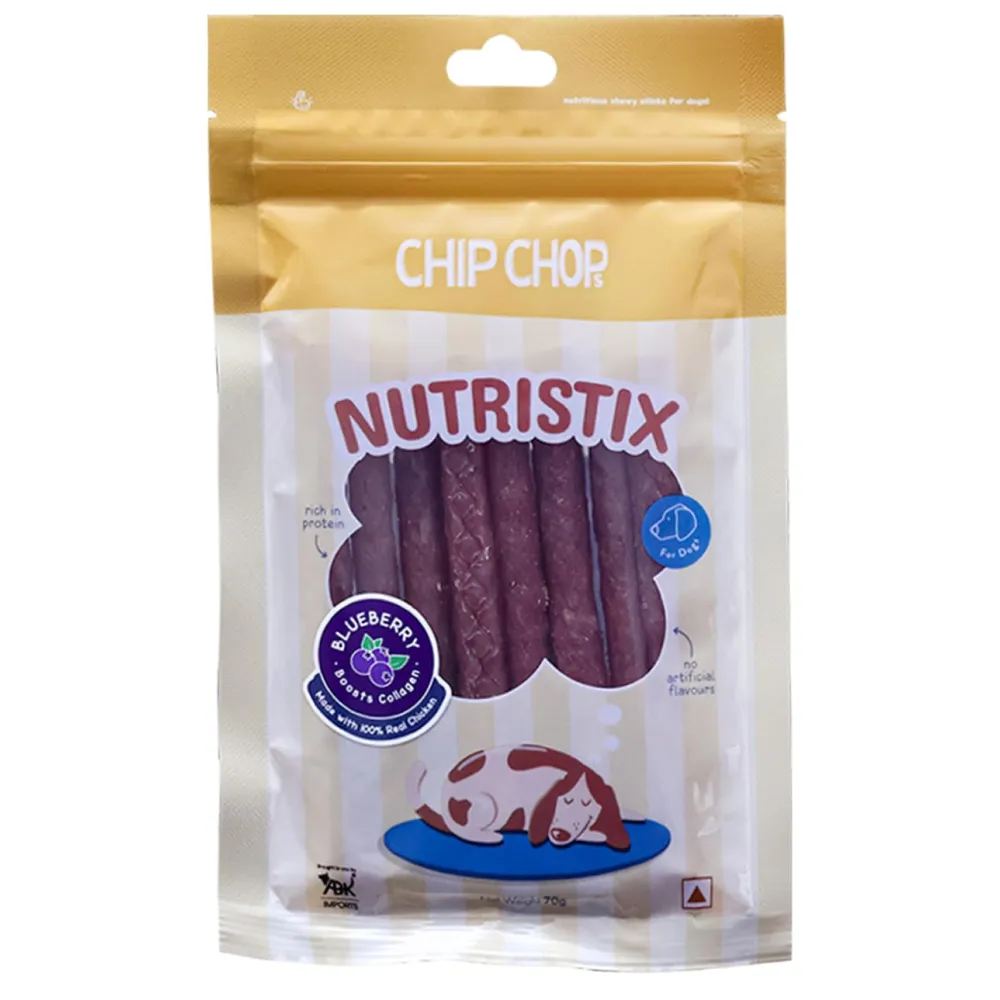 Chip Chops Blueberry Nutristix Dog Treats (Limited Shelf Life)