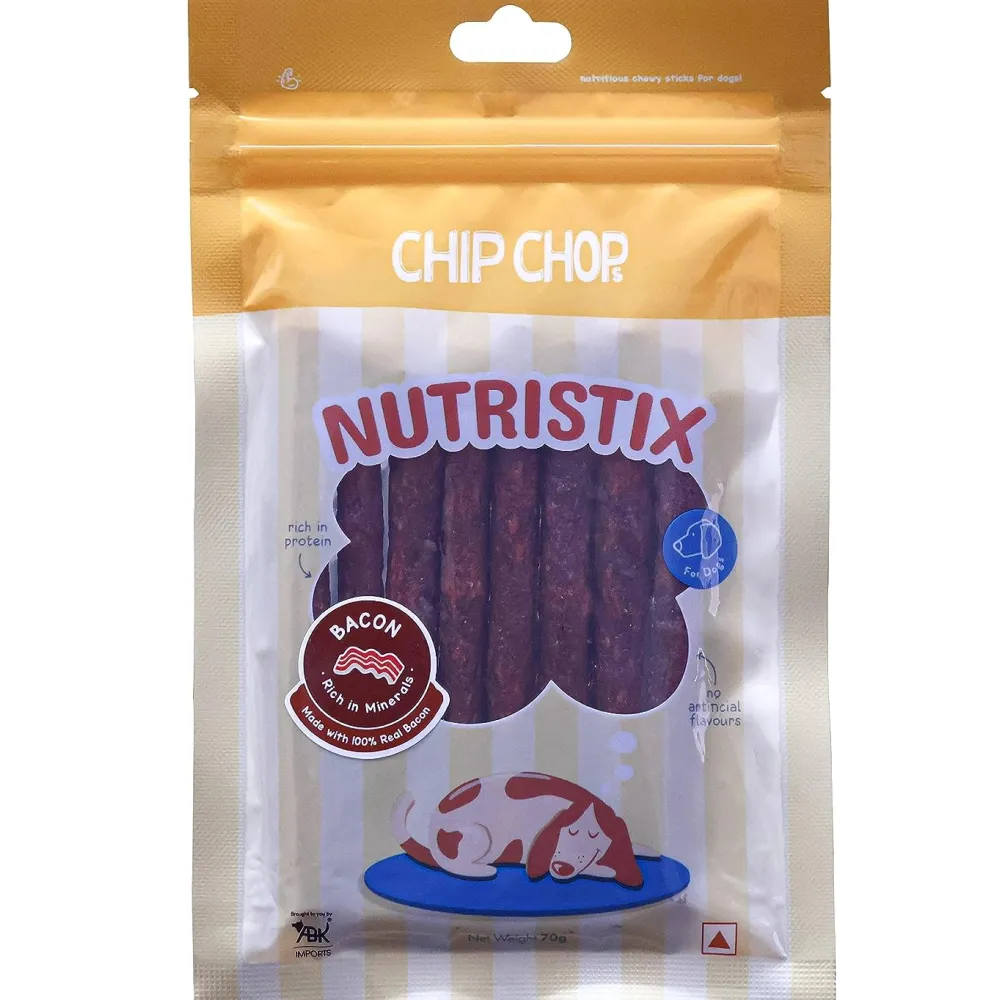 Chip Chops Mango, Strawberry and Bacon Nutristix Dog Treats Combo (3 x 70g)