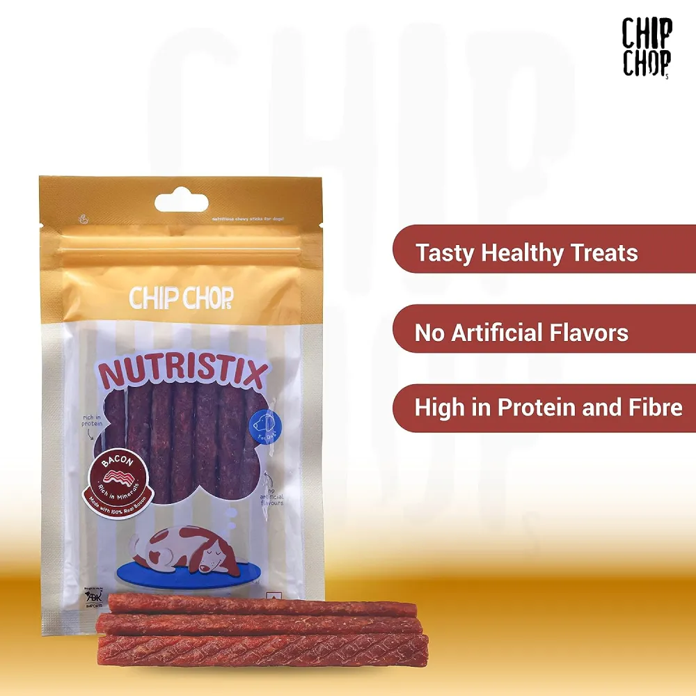 Chip Chops Mango, Strawberry and Bacon Nutristix Dog Treats Combo (3 x 70g)