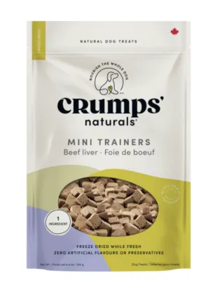 Crumps Mini Trainers Freeze Dried Beef Liver 126g