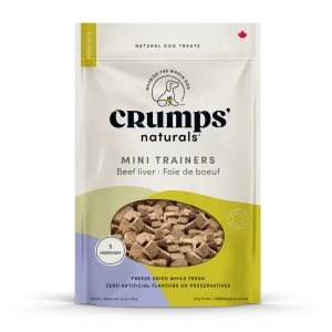 Crump's Naturals Mini Trainers Treats, Freeze-Dried Beef Liver Bites