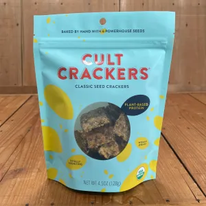 Cult Crackers Classic Seed Crackers - 4.5oz