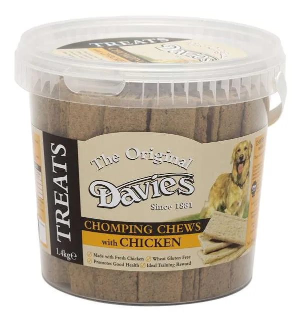 Davies Chomping Chews Chicken Jar