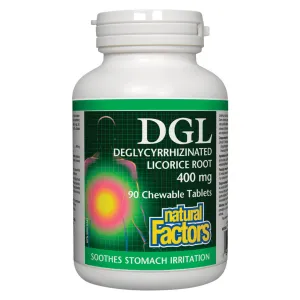 DGL (Deglycyrrhizinated Licorice Root) 400 mg