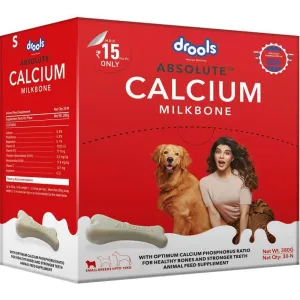 Drools Absolute Calcium Milk Bone- Small Breed 30 Pcs