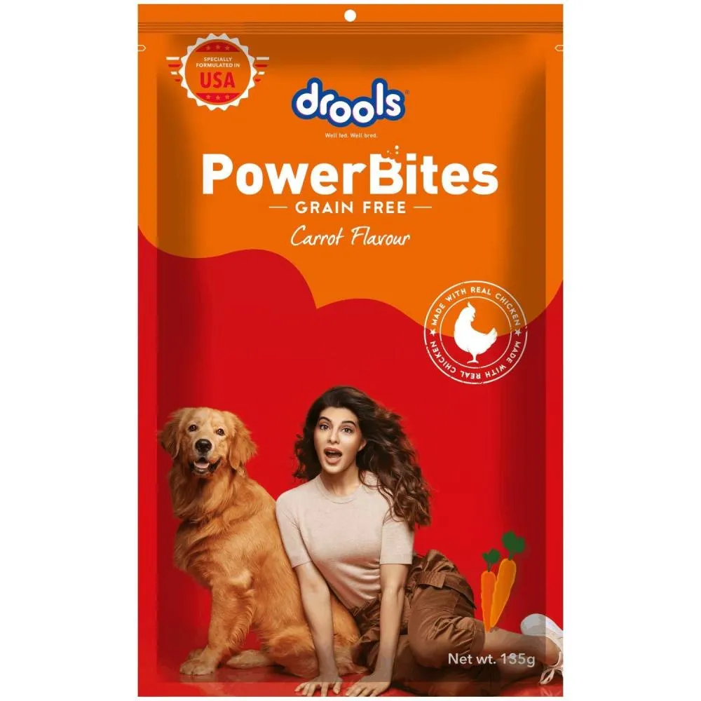 Drools Power bites Dog Treat 135g