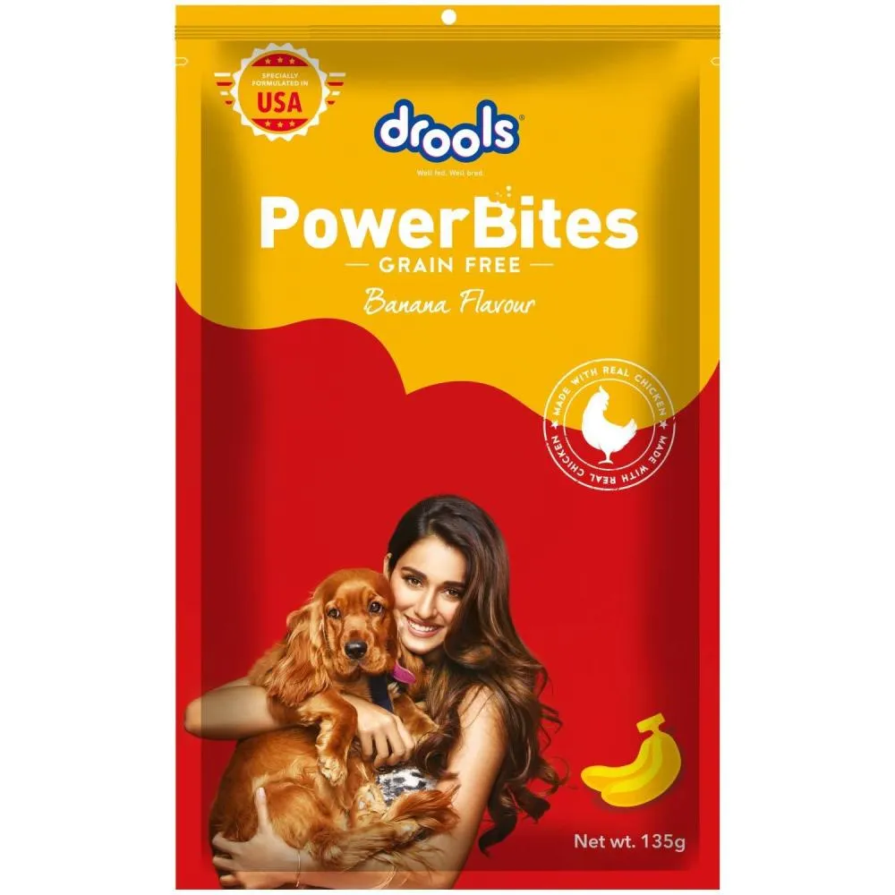 Drools Power bites Dog Treat 135g