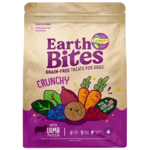 Earthborn Holistic Grain Free EarthBites Lamb Crunchy Treats For Dogs 10oz