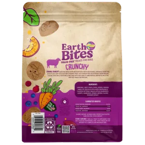 Earthborn Holistic Grain Free EarthBites Lamb Crunchy Treats For Dogs 10oz