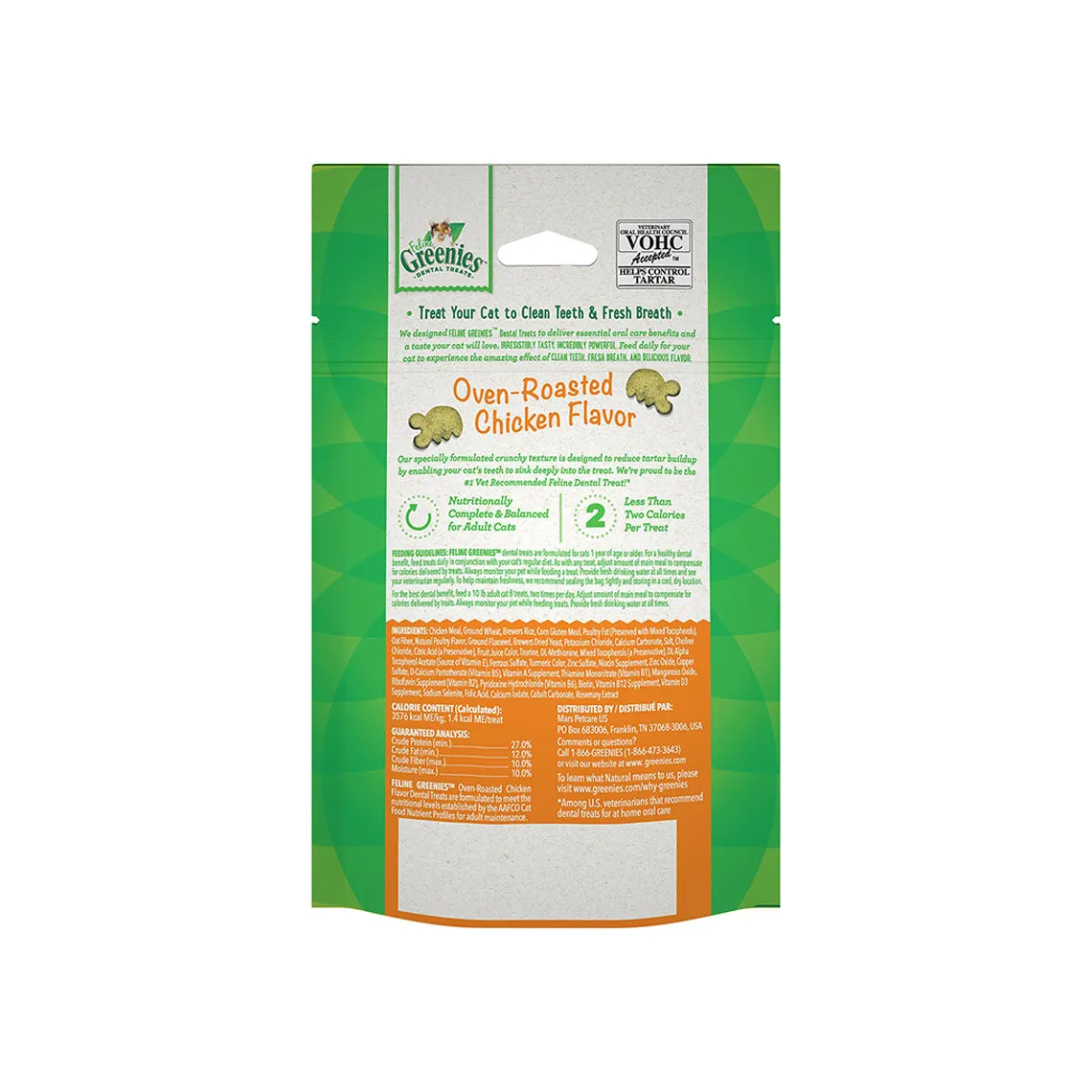 Feline Greenies Dental Treats for Cats