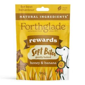 Forthglade Soft Bites Banana & Honey Rewards 90g - Case of 8