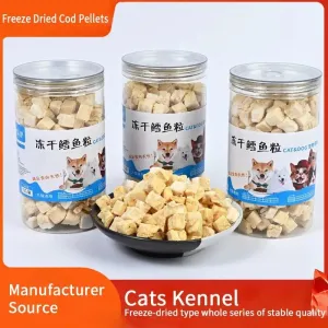 Freeze-Dried Cod Cat Snacks & Canned Food