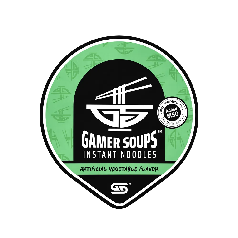 Gamer Soups Instant Noodles - Vegetable (Single Cup)