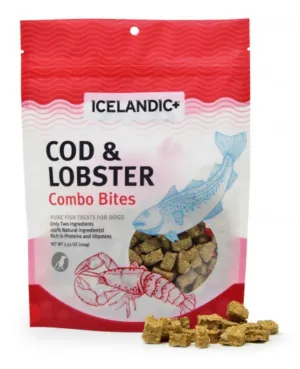 Icelandic  Cod & Lobster Combo Bites Fish Dog Treats