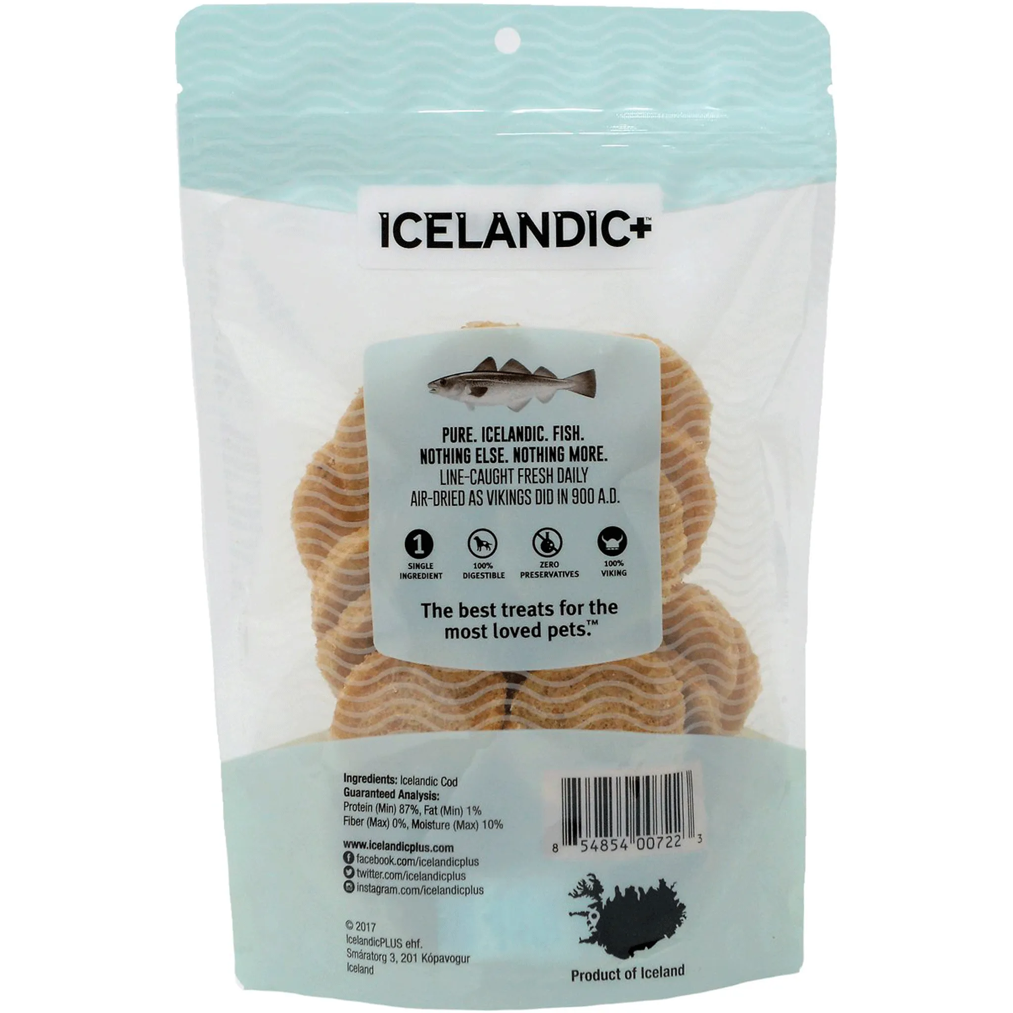 Icelandic  Cod Fish Chips Dog Treats