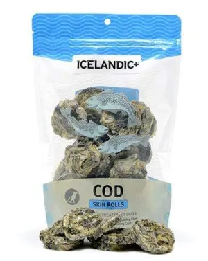 Icelandic  Cod Skin Rolls Dog Treats