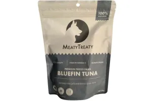 Meaty Treaty Freeze Dried Australian Bluefin Tuna Cat & Dog Treats 80g