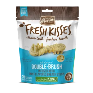 Merrick Dog Dental Treats Fresh Kisses - Mint Breath Strips XS 170g