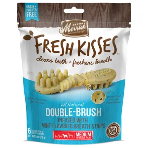 Merrick Fresh Kisses Mint Breath Strips - For Medium Dogs (25-50 lbs)