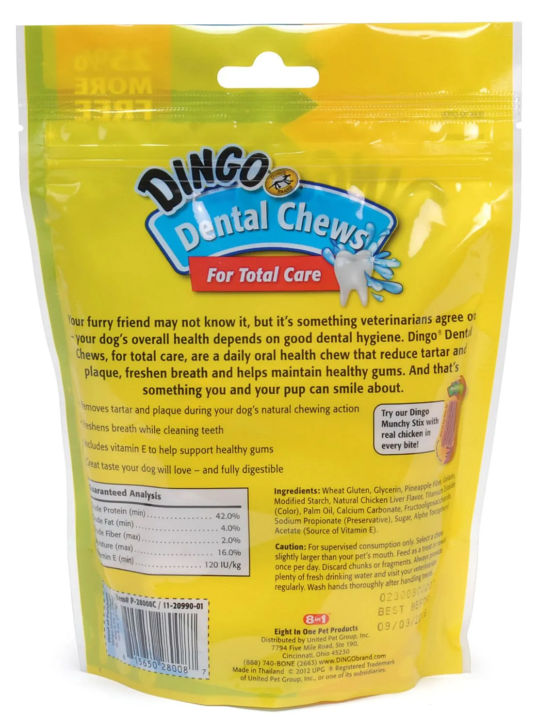 Mini Dingo Dental Chews, 24 ct.