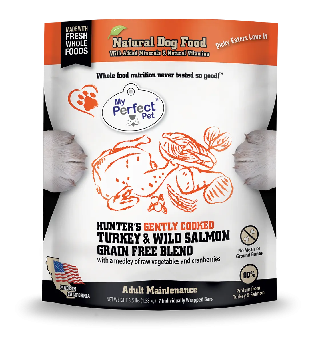 My Perfect Pet Hunter's Turkey & Wild Salmon Blend 4lb