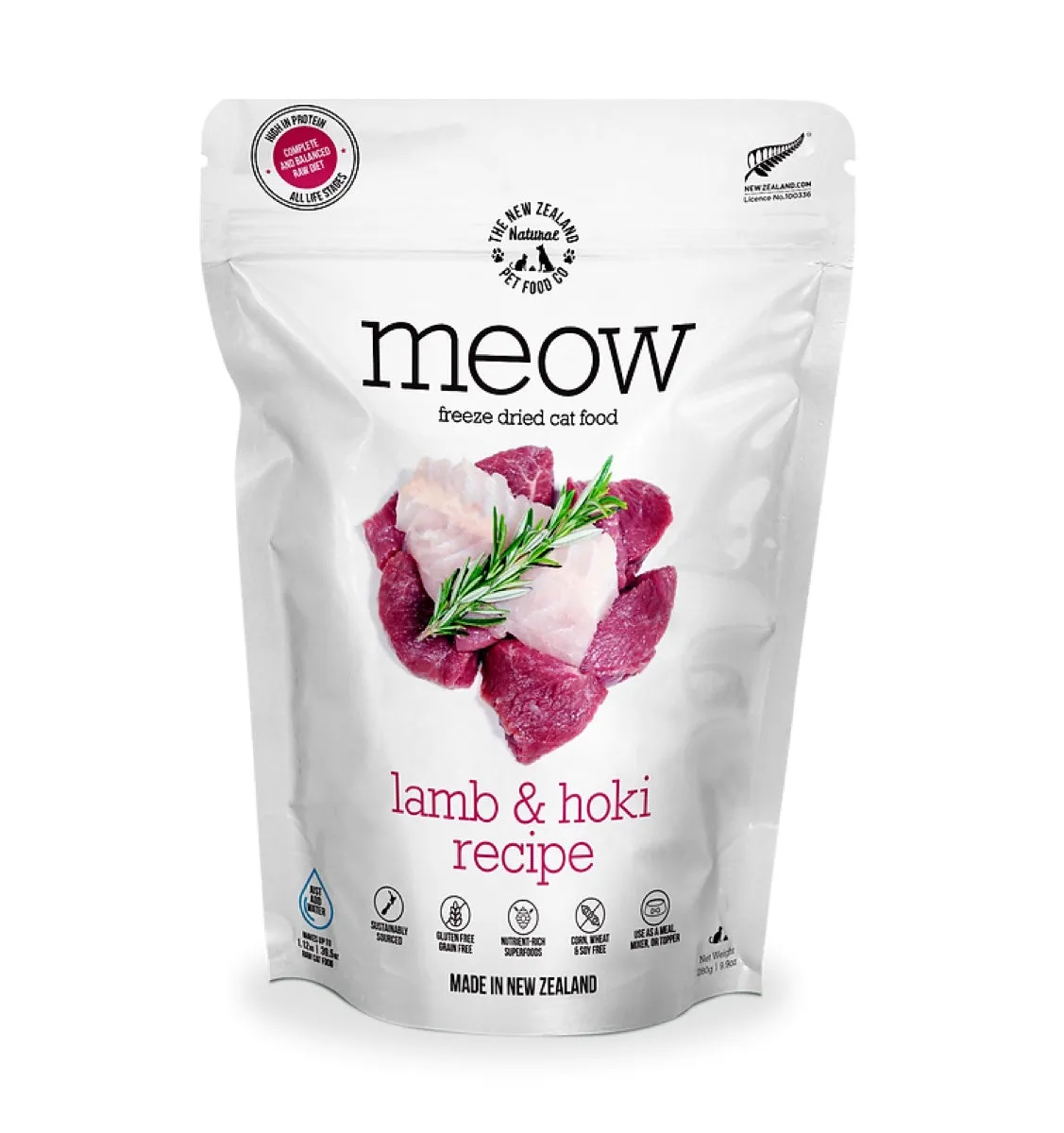 New Zealand Natural Meow Lamb & Hoki Freeze-Dried