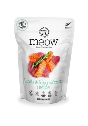 New Zealand Naturals Meow Freeze Dried Cat Treat Lamb & Salmon 50g