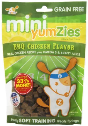 Nootie Mini Yumzies Grain Free Soft BBQ Chicken Dog Treat 8oz