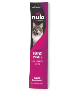 Nulo Medalseries Perfect Purée Beef & Sardine Recipe Cat Treat