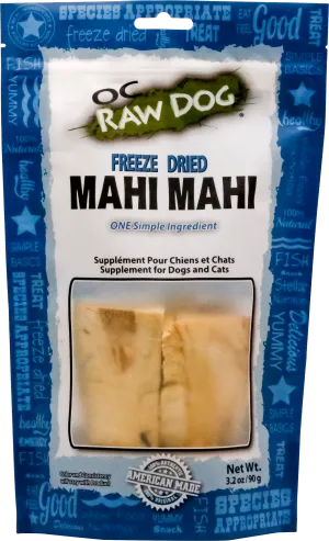 OC Raw Freeze Dried Mahi Mahi 3.2 oz.