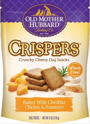 Old Mother Hubbard Crispers Cheddar, Chicken & Rosemary Dog Treats 6oz