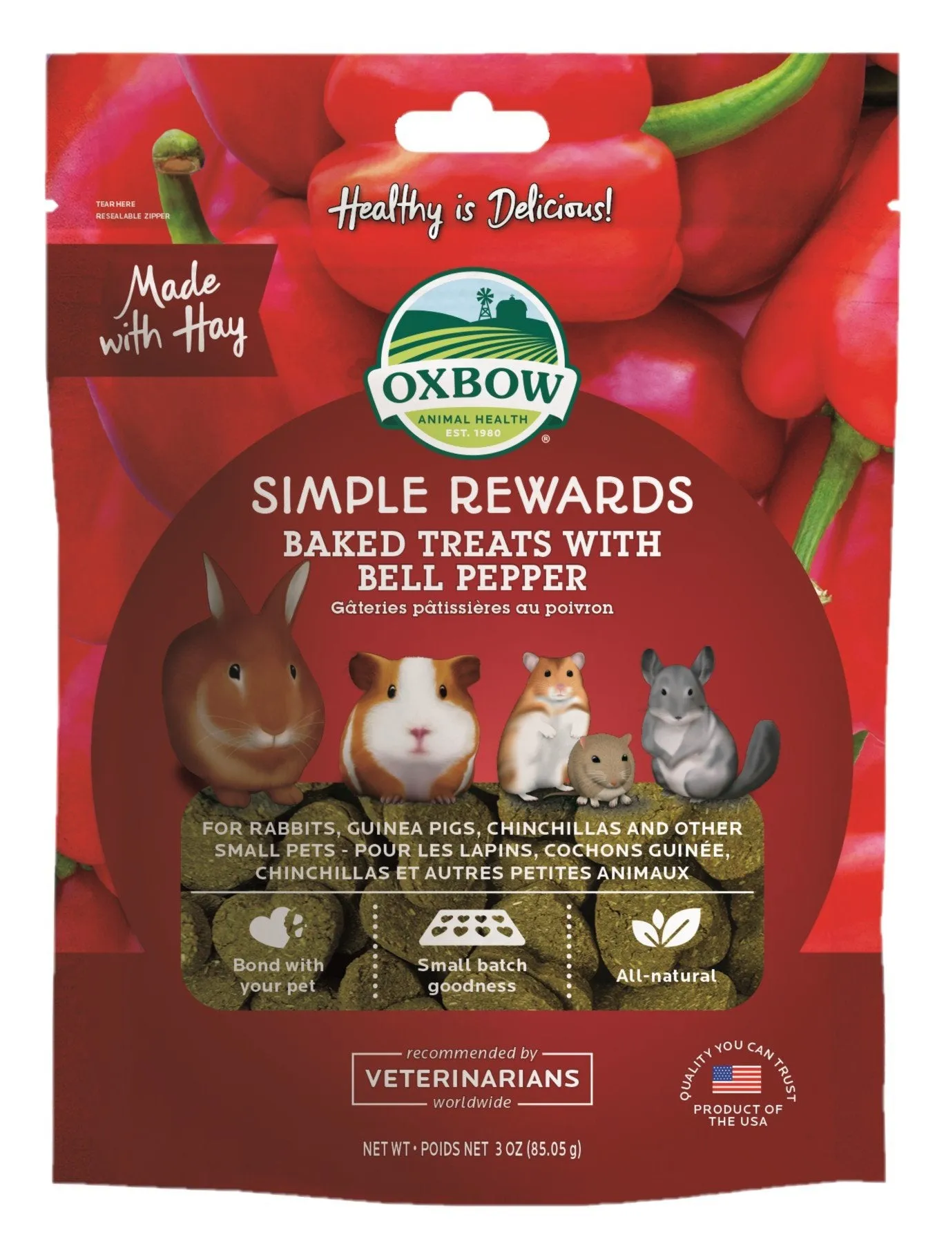 Oxbow Simple Rewards Bell Pepper 85g