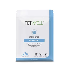 PetWell Freeze Dried Whole Sardines